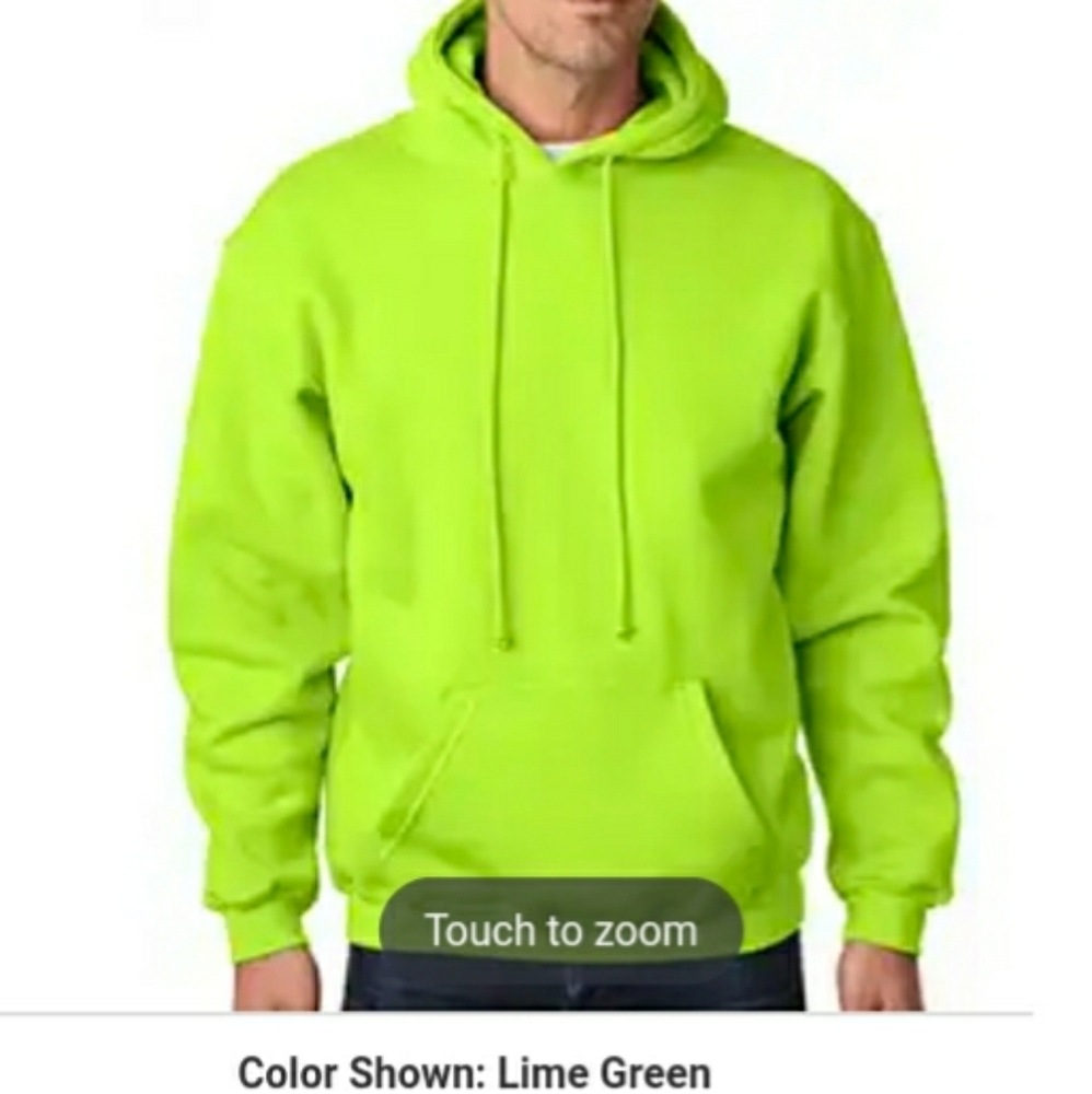 Construction Worker Adult 9.5 oz., 80/20 Pullover